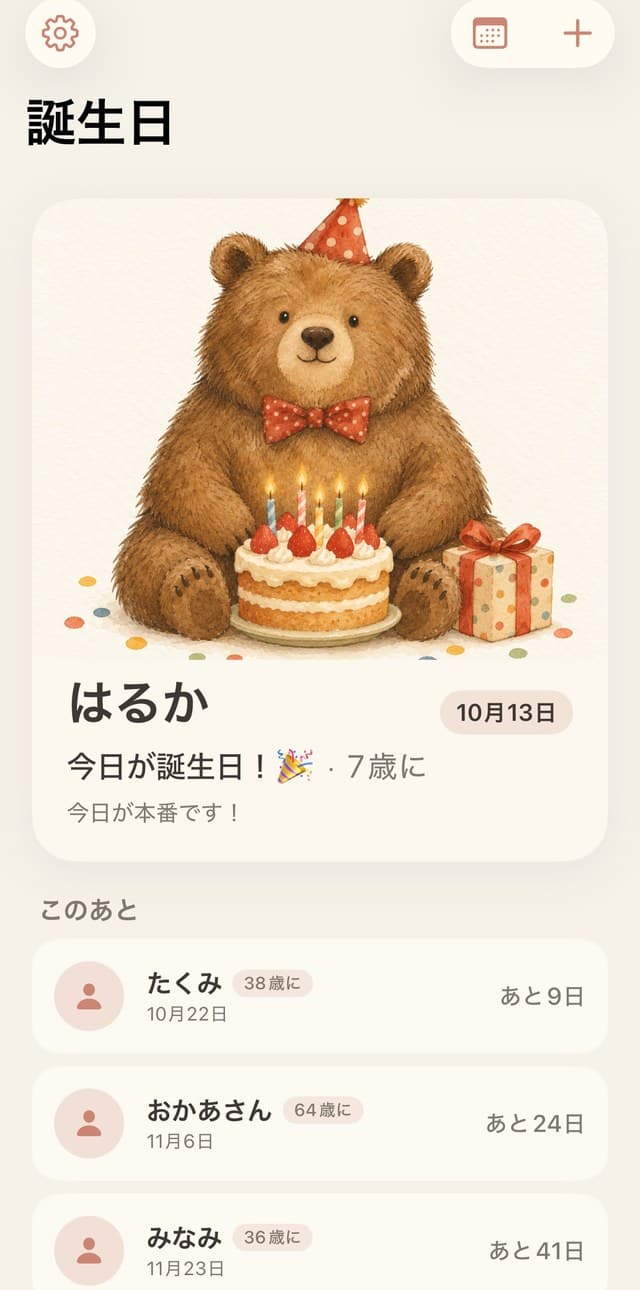 次はだれか、ひと目でわかる